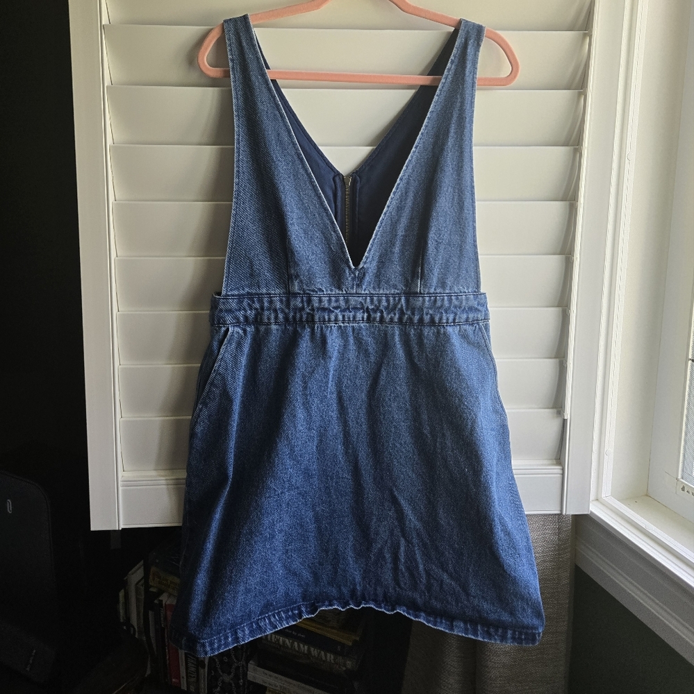 Blue Denim Sleeveless Dress